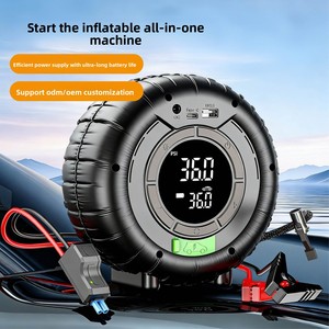Arrancador de Emergencia de 3000A de Corriente Máxima, Inflador de Neumáticos con Compresor de Aire Portátil, Multifunción 4 en 1 para Camiones/Autos - Product Image 4