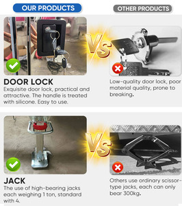 Hot Dog đứng & cà phê giỏ hàng di động thanh Trailer phục vụ thực phẩm Xe tải để bán cho đường phố kẹo ứng dụng - Product Image 6