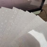 Format A3/A4 100 feuilles par paquet Plastifieuse à froid auto-scellante PET Film plastique auto-adhésif protégeant les documents de photos