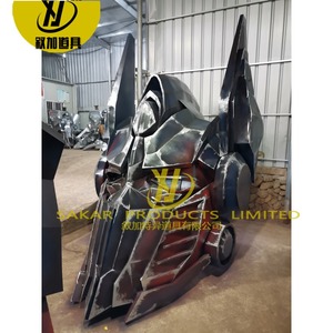 Maison Art Moderne Visage Sculpture Grand Mur 3D Visage Statue Bronze Métal Art Visage Humain Statue Sculptures <span class=keywords><strong>OptimusPrime</strong></span> Masque - Product Image 4