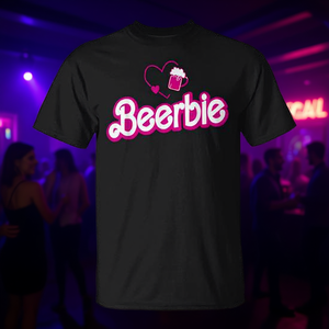 Camiseta promocional Beerbie Beer Pun Bar Crawl Party - Product Image 3