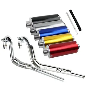 Khá 28mm ống xả Muffler với kẹp cho ttr CRF50 SSR thumpstar 90CC 110cc 125cc Dirt Pit xe đạp