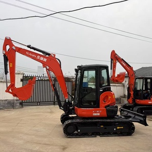 Excavadora de cadenas mini Kubota KX163 usada de 6 toneladas con motor, bomba y caja de cambios - Máquina de construcción de segunda mano - Product Image 1