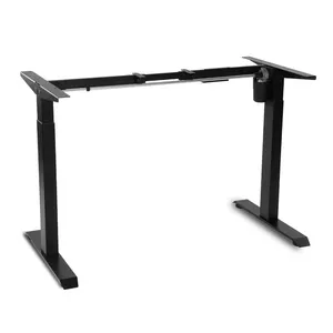 Single motor desk cheap Single motor electric height adjustable standing desk sit stand up desk table frame for home office