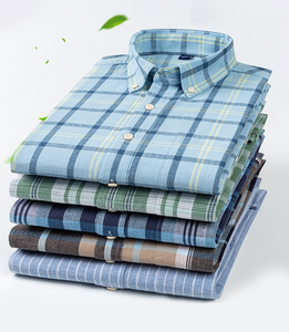 100% coton et mode hommes chemise décontracté à manches longues printemps chemise affaires formel mince tendance vêtements pour hommes - Product Image 1