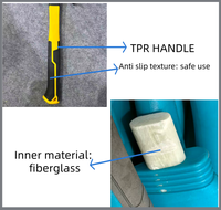 Marteau de charpentier 300g avec manche TRP recouvert de plastique, marteau à bec de canard pour tôles, marteau électrique pour marteler le métal