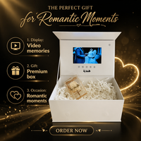 Boîte cadeau blanche, emballage en papier interactif, fermeture magnétique, logo personnalisé, boîte promotionnelle pour mariage