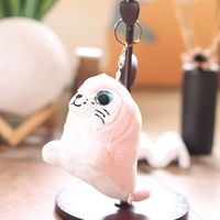 Peluches Squishy Sea Animals Jouets en peluche Seal Keychain Plushy Plushie Ocean Animal Toys Peluches Big Eyes Sea Lion Keyring