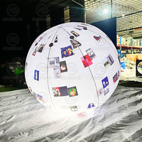 Sphère gonflable légère hermétique pour publicité extérieure Ballon gonflable suspendu Grande boule gonflable pour décorations