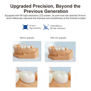 Imprimante 3D dentaire de laboratoire Smile Find Lab LCD DLP 8K Creality 14K haute précision pour moules de couronne 405nm, machine d'impression rapide en résine - Product Image 2
