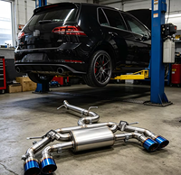 Échappement Catback SDO SUS304 pour VW Golf MK7 7R 7.5R 2.0T 2012-2020, silencieux de performance avec soupape de course, contrôle électronique, quadruple sortie
