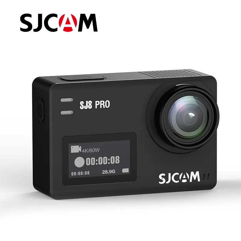 SJCAM SJ8 Pro กล้องวิดีโอหมวกกันน็อคกันน้ำ,กล้องวิดีโอ4K/60fps 2.4GHZ กันสั่นพร้อมรีโมทคอนโทรล