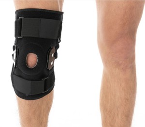 Patella Hinged Knee Braces Orthopedic for Knee Pain With Springs <strong>Compression</strong> Removable Steel <strong>Splint</strong> Support Knee Sleeve - Product Image 1