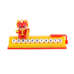 Customized New Year Temporary Parking Sign Cartoon Car Mover Spring Festival Ornament Glow In Dark One Click Hide Number Plate - Product Image 3