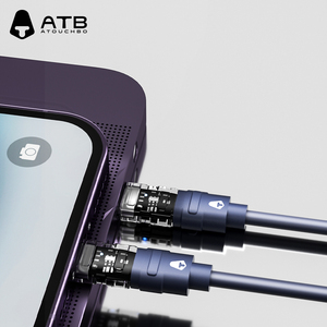 Cáp dữ liệu Loại C điện thoại di động chịu nhiệt độ Silicone nhanh chóng sạc Android điện thoại di động cho Iphone cáp dữ liệu - Product Image 3