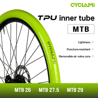Noyau de soupape remplaçable CYCLAMI chambre à air en TPU ultra-léger Valve française de 45mm conçue pour les VTT de 26 à 29 pouces