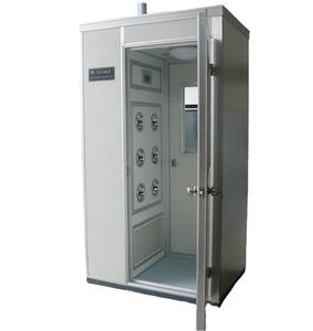 Ginnee คลีนรูมทางการแพทย์ ล็อคอากาศแบบเชื่อมต่ออิเล็กทรอนิกส์ อุตสาหกรรมยา สแตนเลส ประตูสองด้าน ฝักบัวลม - Product Image 5