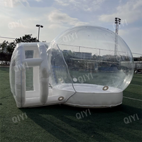Dôme à bulles gonflable transparent géant en PVC pour l'extérieur, tente et maison avec taille personnalisable