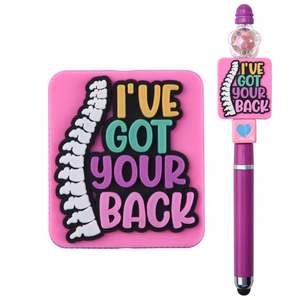 Cuentas Decorativas de Silicona con Diseño de Estrellas del Pop, Taylor, <span class=keywords><strong>Karol</strong></span> <span class=keywords><strong>G</strong></span>, Selena, para Bolígrafos, Estilo Occidental, Nueva Moda - Product Image 2