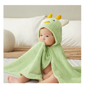 Serviettes de bain pour bébé de luxe, parfaitement absorbantes, brodées, en gros, de petite taille, douces - Product Image 1