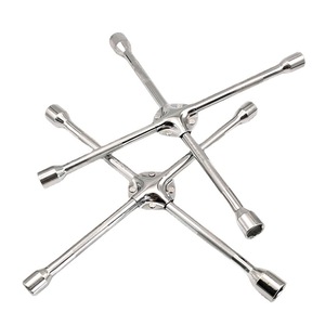 <span class=keywords><strong>Clé</strong></span> <span class=keywords><strong>à</strong></span> roue <span class=keywords><strong>à</strong></span> quatre voies robuste <span class=keywords><strong>à</strong></span> tête hexagonale en acier 45 # adaptée <span class=keywords><strong>à</strong></span> la réparation de pneus de voiture <span class=keywords><strong>clé</strong></span> croisée de Type universel - Product Image 6