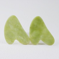 Offre Limitée : Planche de Gua Sha en Jade Vert Pur pour Massage Relaxant du Corps Entier