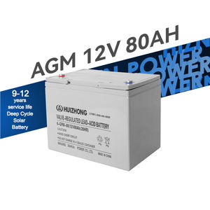 แบตเตอรี่ตะกั่วกรด AGM 12V 80Ah สภาพใหม่ สำหรับระบบสตาร์ท-สต็อปขั้นสูง ไม่ต้องบำรุงรักษา - Product Image 2