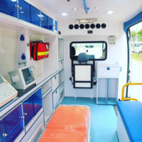 SAIC Maxus V90 Diesel Manuelle ICU Pression Négative Ambulance Médicale d'Urgence Véhicule de Transport de Patients et de Secours LHD Van