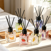 Diffuseur à bâtonnets parfumés aux fruits, multicolore, pour la maison, désodorisant, parfum d'ambiance pour toilettes, diffuseur décoratif pour la maison et la salle de bain