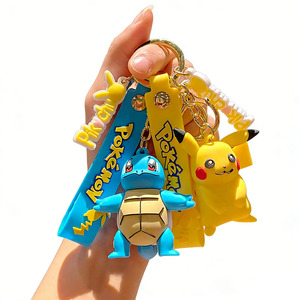 Porte-clés en silicone 3D Pikachu personnalisable - Prix d'usine pour les commandes en gros - Product Image 2
