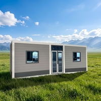 Maison mobile préfabriquée extensible économique de 40 pieds ou 20 pieds, conteneur habitable, villa préfabriquée portable de 2, 3, 4 ou 5 chambres