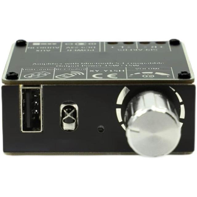 BT 5.1 HIFI Stereo 2.0 Audio Digital Power Amplifier Board 15W*2 50W*2 Home Theater With Remote Control DC 9-24V
