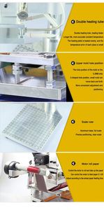Small Automatic PU Leather Embossing Machine Manual Wood Plastic Paper Branding 1 Year Warranty PLC Motor Core for LED - Product Image 4