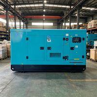 Groupe électrogène diesel silencieux 150 kVA 120 kW, station d'alimentation industrielle, étanche, anti-poussière, résistant aux pulvérisations de sel avec ATS