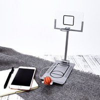 Juego de Baloncesto en Miniatura, Juego Educativo de Escritorio para Oficina, Hecho de Plástico y Metal