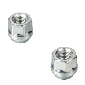 Dadi per alette ruota M14x1.5, confezione da 20 dadi per alette aperte 14x1.5 <span class=keywords><strong>3</strong></span>/4 "(19mm) esagonali 0.83''(21mm) altezza sede conica dado per alette ruota con finitura in zinco - Product Image 1
