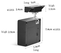 Serrure d'armoire intelligente avec NFC et serrure à empreinte digitale