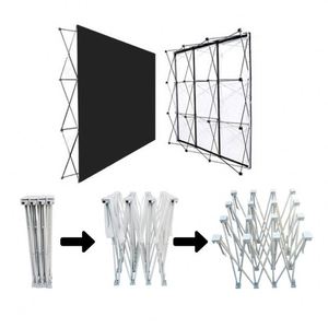 Wholesale Wire Mesh <b>Banner</b> Rack Stand Event Sign-In Wall and Registration Desk Display Board - Product Image 3