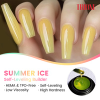 Hema Free Biab Nail Builder in a Jar Gel d'extension auto-nivelant liquide fluorescent pour la pose d'ongles en salon, marque privée