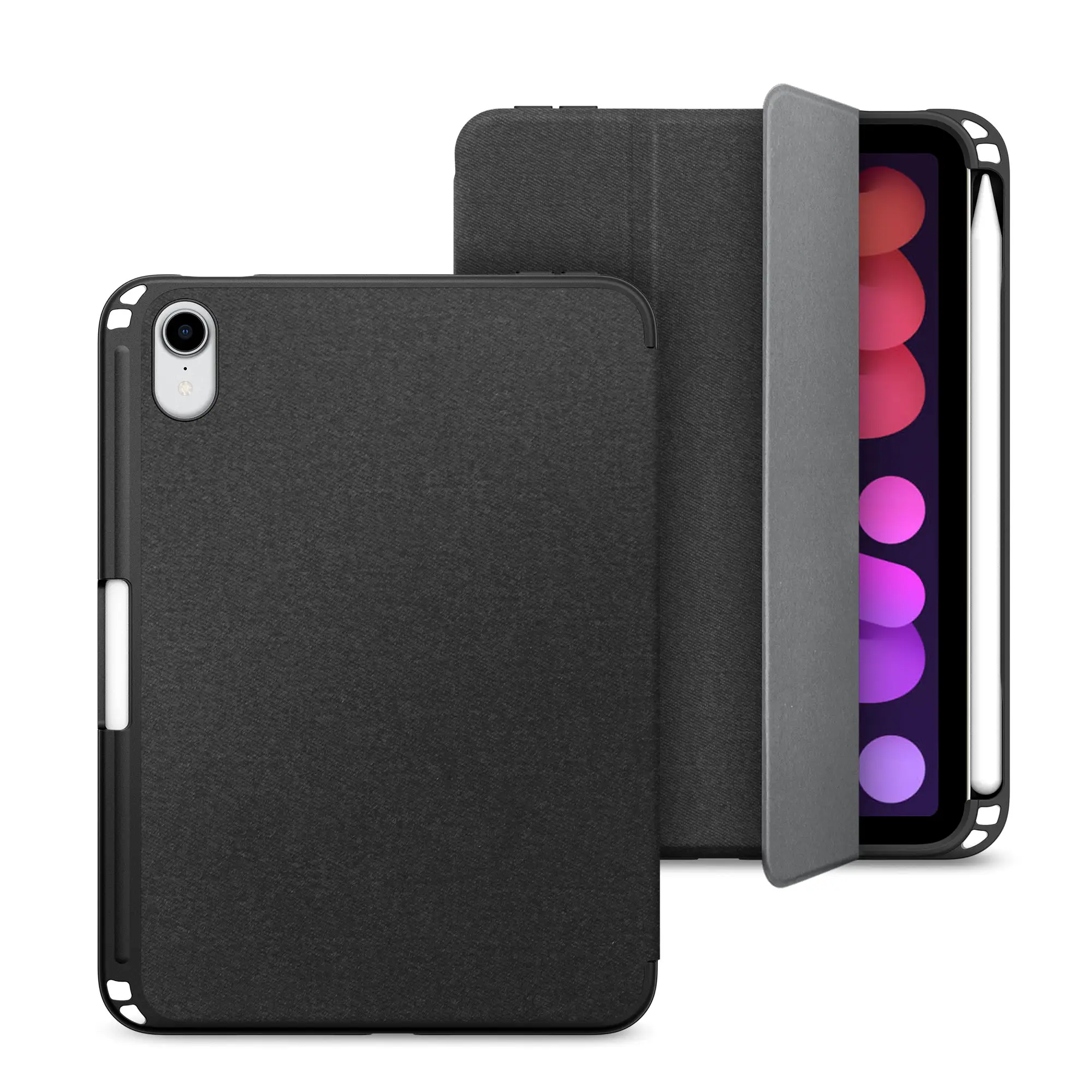 Newest New Supplier OEM Shockproof Folio Impact Bumper TPU PU Leather Smart Cases Case Folio Slim Cover for iPad Mini 6 Gen 2021