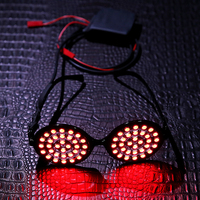 Gafas LED Espiralizadas Deslumbrantes para Bares, Discotecas, KTV, Fiestas, Halloween, Ambiente Festivo, Coloridas, Intermitentes, de Plástico para Navidad