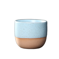 Tasse à thé japonaise en céramique vintage effet four, 120 ml, idéale pour les cadeaux promotionnels et la vente en gros