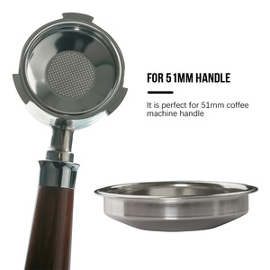 ตะแกรงกรองกาแฟสแตนเลสแบบชั้นเดียว ขนาด 51 มม. สำหรับพอร์ทาฟิลเตอร์ - Product Image 3
