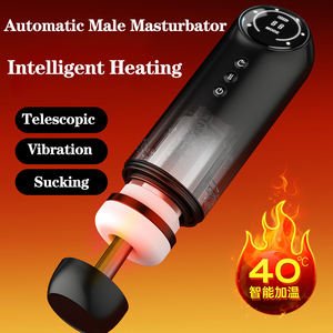 Coupe de masturbation masculine, machine à succion automatique, poussée, chauffage, vagin de poche, stimulateur, jouet sexuel réaliste Chiyuan L-2043 - Product Image 6
