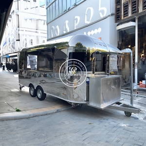 Remolque de Comida Móvil 2025, Carrito de Comida, Remolque de Pizza, Camión de Comida Vintage para Helados y Hot Dogs - Product Image 6