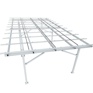 ประเภทผลิตภัณฑ์หลังคาสี่เสาที่สวยงามพร้อมโครงสร้างติดตั้งบนพื้นดินที่เชื่อถือได้ระบบติดตั้งพลังงานแสงอาทิตย์ - Product Image 1