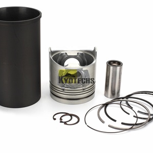 Kits de réparation de révision de moteur d'excavatrice Chemise de piston 6HK1 Chemise de cylindre de segment de piston 6HK1 - Product Image 1