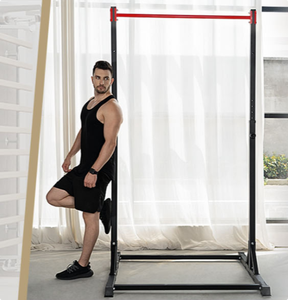 Pull Up Bar Dip Station Réglable Calisthenics Exercices Musculation Cross- Fitness Rack pour Home Gym Outdoor - Product Image 4