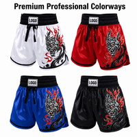 Celana Pendek Kick Boxing / Muay Thai Desain Kustom Cetak Sendiri, Celana Pendek Tarung Muaythai