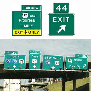 Panneaux de <span class=keywords><strong>signalisation</strong></span> routière standard réfléchissants, <span class=keywords><strong>panneau</strong></span> de sortie directionnel, <span class=keywords><strong>panneau</strong></span> de <span class=keywords><strong>signalisation</strong></span> routière réfléchissant pour <span class=keywords><strong>autoroute</strong></span>, <span class=keywords><strong>panneau</strong></span> de <span class=keywords><strong>signalisation</strong></span> routière pour rue - Product Image 5